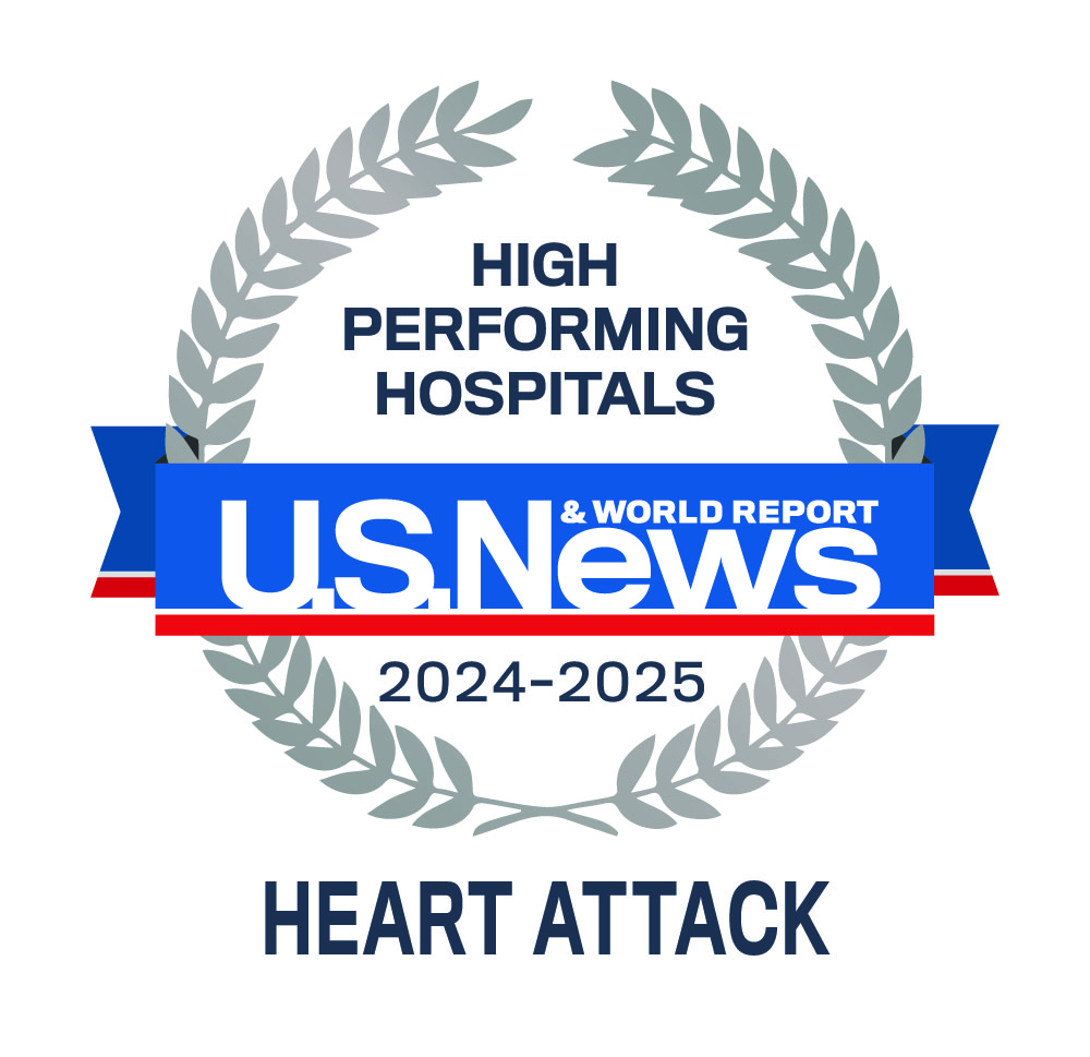 Heart Attack - 2023-24 Best Performing Hospitals - U.S. News Emblem